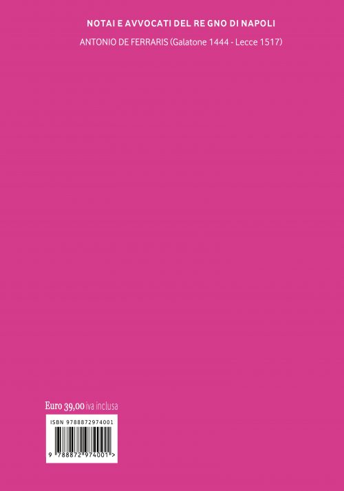 Copertina posteriore